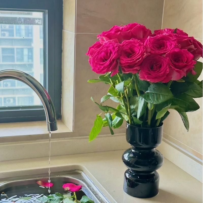 Fresh Cut Pink Floyd Rose | Hot Fuchsia Large Head Long Stem Luxury Cut Rose for Wedding Bouquet