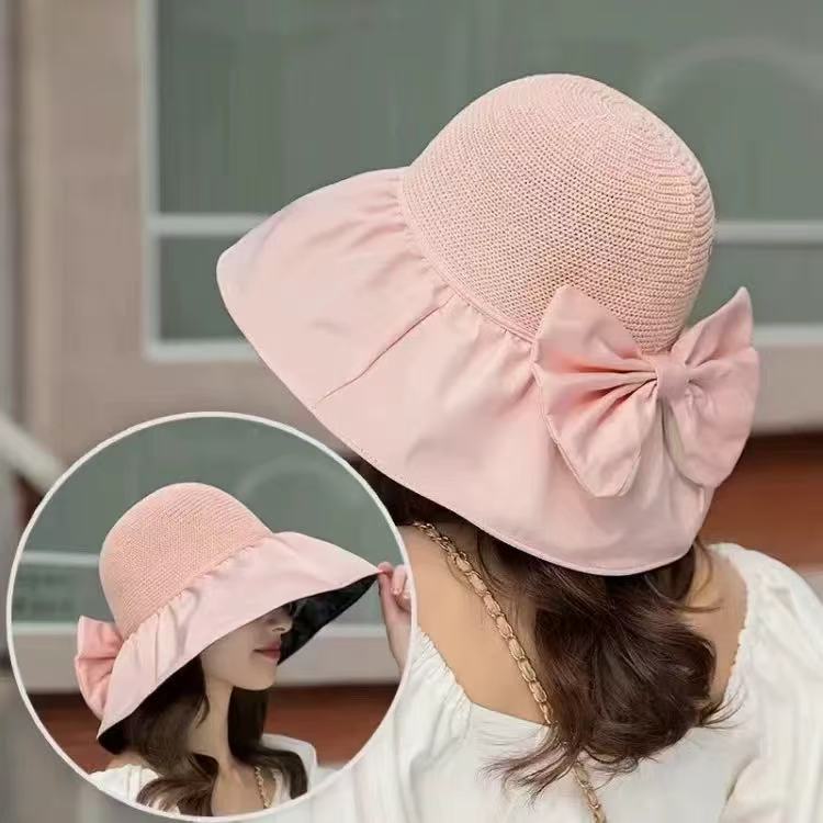 Women Wide Brim Sun Visor Hat UV Protection Outdoor Sports Beach Cap