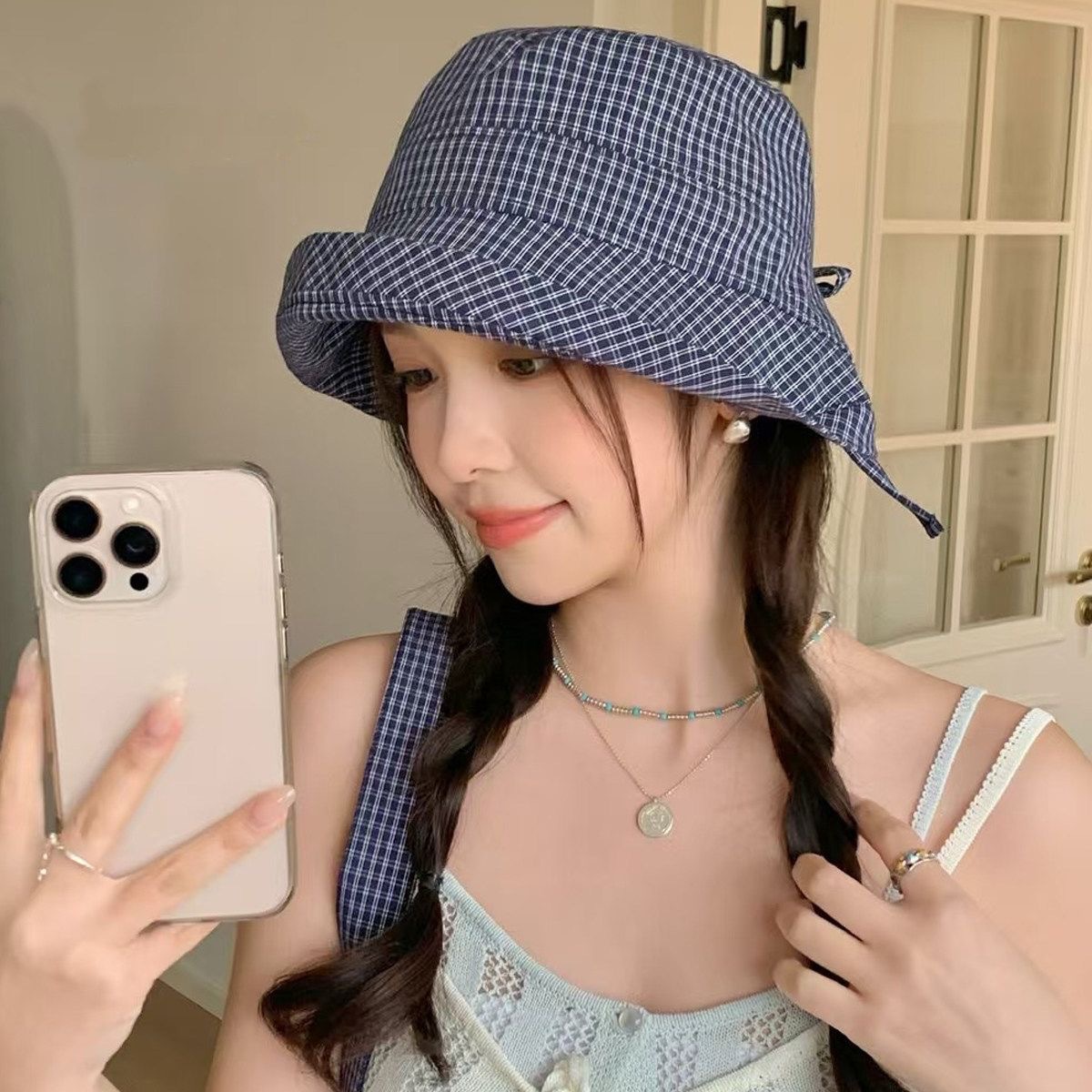 Women Wide Brim Sun Visor Hat UV Protection Outdoor Sports Beach Cap