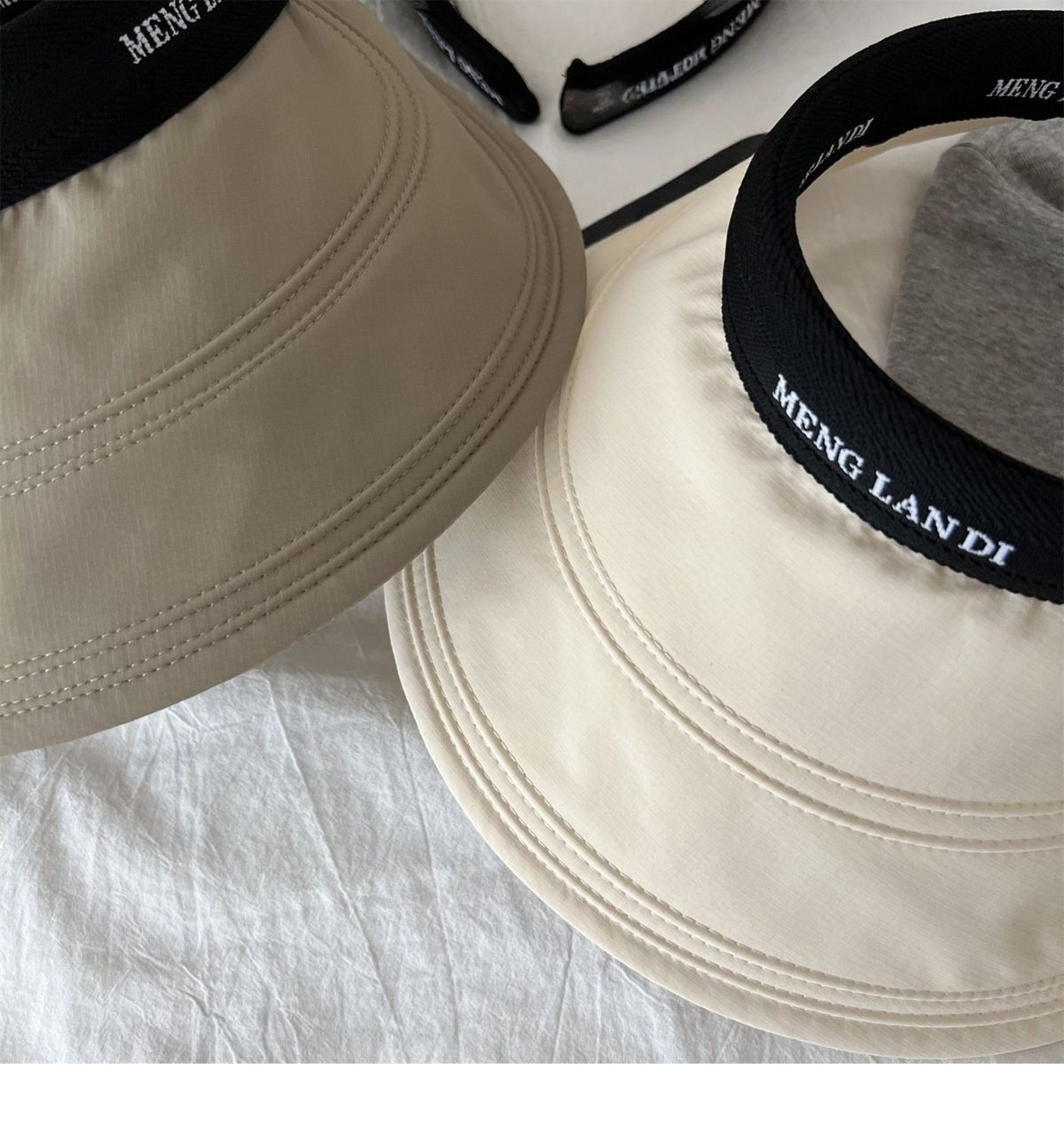 **Women's Empty Top Sun Visor Hat, UV Protection Wide Brim Foldable Summer Outdoor Beach Sports Hat for Ladies