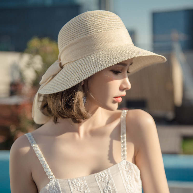 Women French Beret with Short Brim Vintage Wool Blend Newsboy Cap Sun Protection Face Slim Hat for Autumn Winter Daily Outdoor