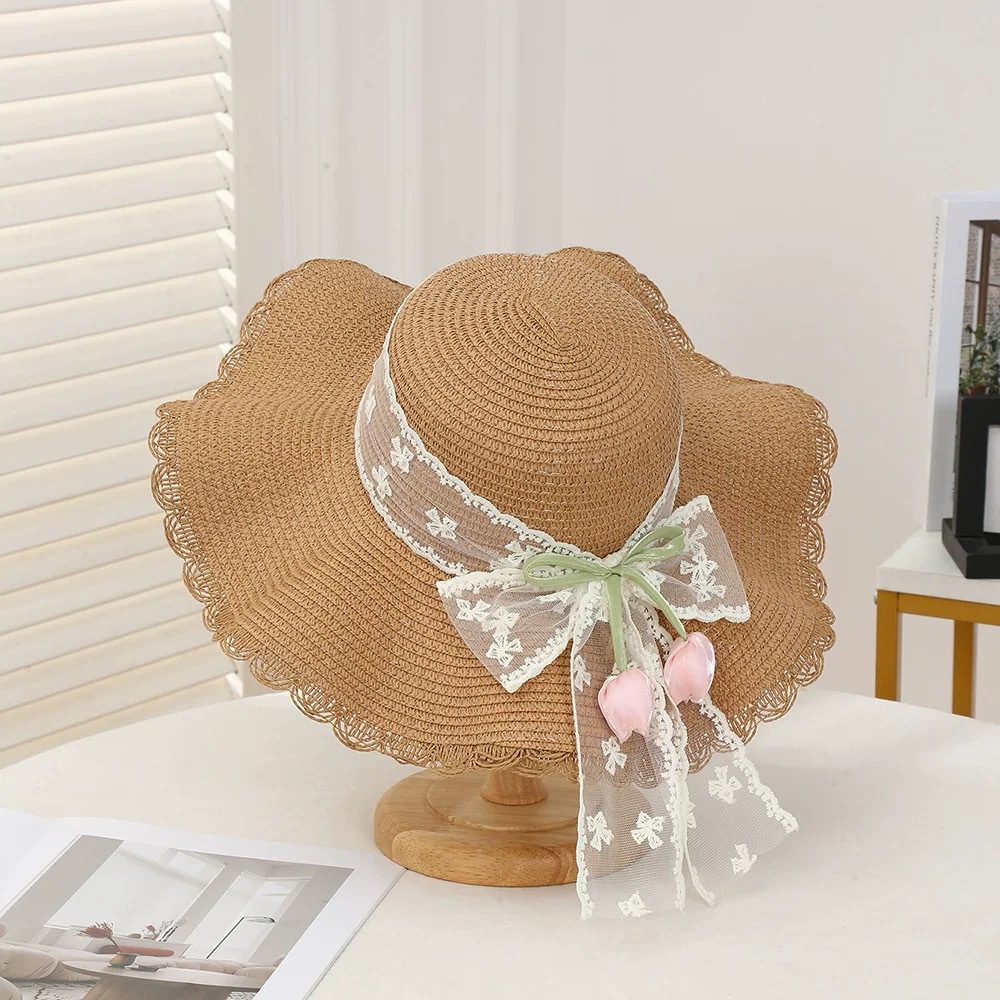 Women French Beret with Short Brim Vintage Wool Blend Newsboy Cap Sun Protection Face Slim Hat for Autumn Winter Daily Outdoor