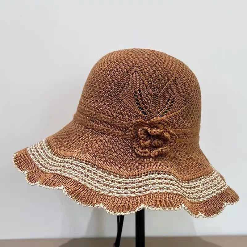 Women Foldable Bucket Sun Hat UV Protection Wide Brim Outdoor Beach Hat