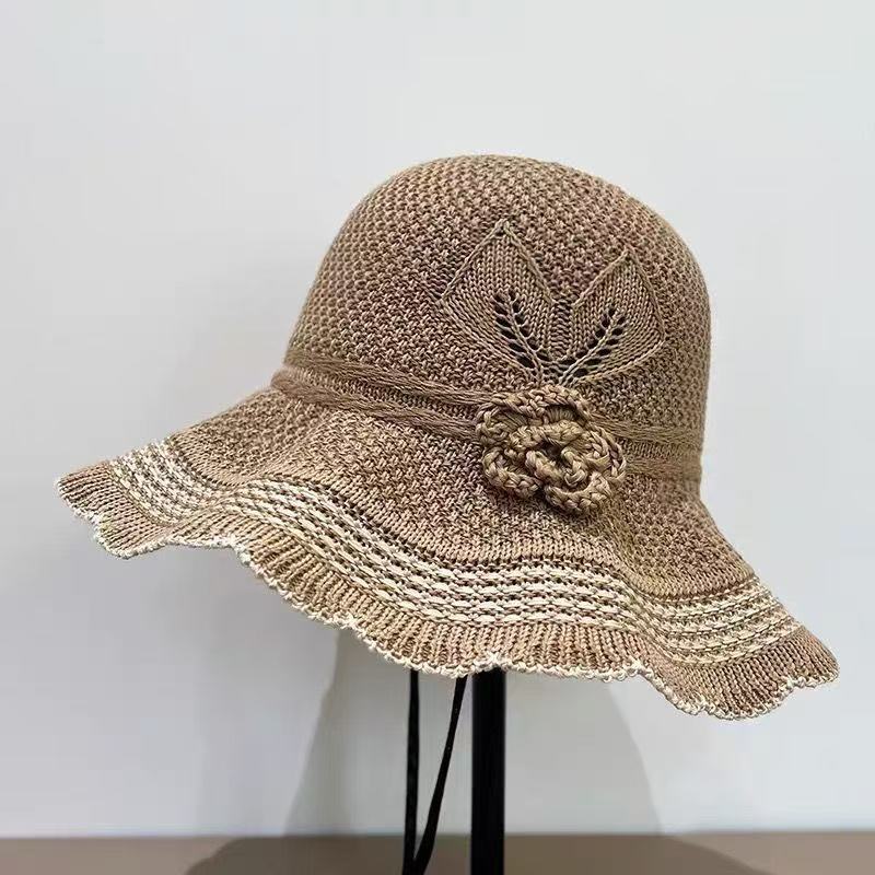 Women Foldable Bucket Sun Hat UV Protection Wide Brim Outdoor Beach Hat
