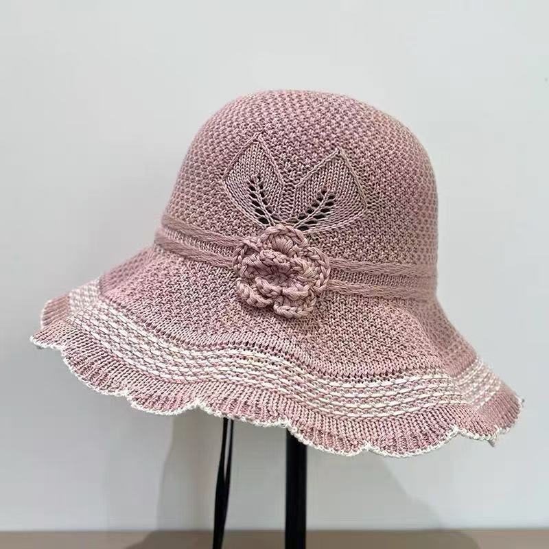 Women Foldable Bucket Sun Hat UV Protection Wide Brim Outdoor Beach Hat