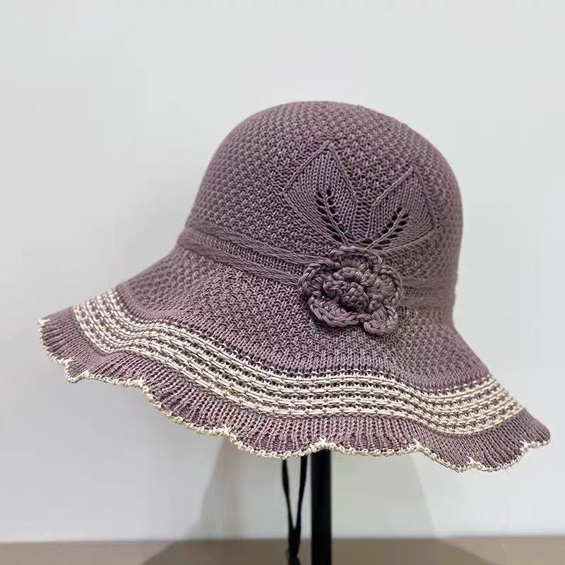 Women Foldable Bucket Sun Hat UV Protection Wide Brim Outdoor Beach Hat