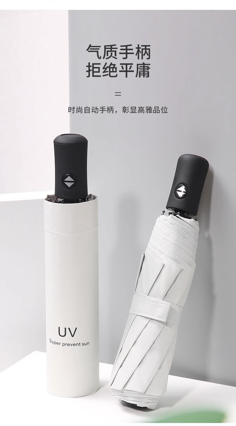 Auto Open Folding Umbrella, Windproof Waterproof One Touch Automatic Open Rain Umbrella Portable Travel Umbrella for Men Women Daily Commute Outdoor Use