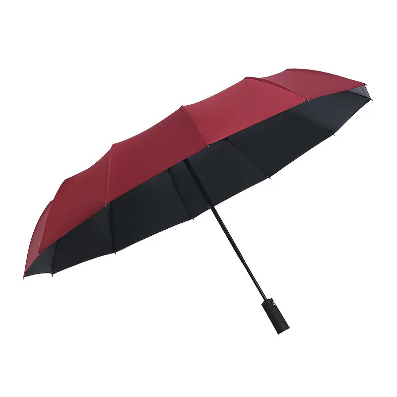 One Touch Auto Open Umbrella Compact Windproof Waterproof Folding Travel Umbrella for Outdoor Commuting