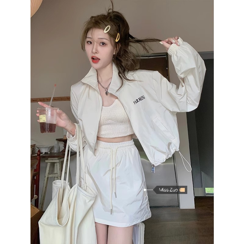 European and American sunscreen clothes women's summer thin new UV-proof cardigan jacket sports top