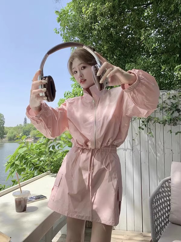 European and American sunscreen clothes women's summer thin new UV-proof cardigan jacket sports top