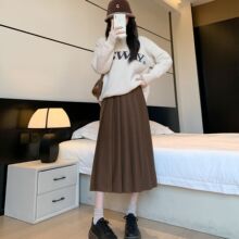 Satin Blouse For Women Draped Long Sleeve Round Neck Solid Color Vintage Daily Top