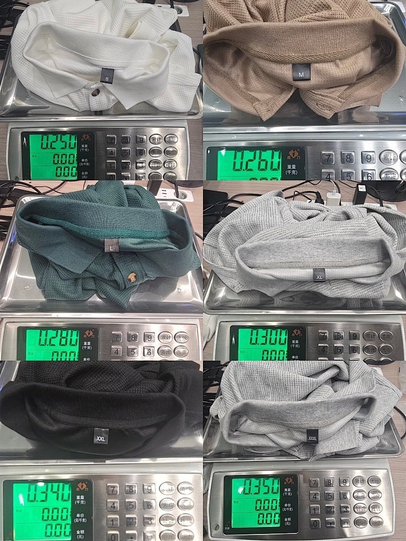 Áo sơ mi Polo họa tiết bánh quế của nam giới Áo sơ mi ngắn tay giản dị có túi