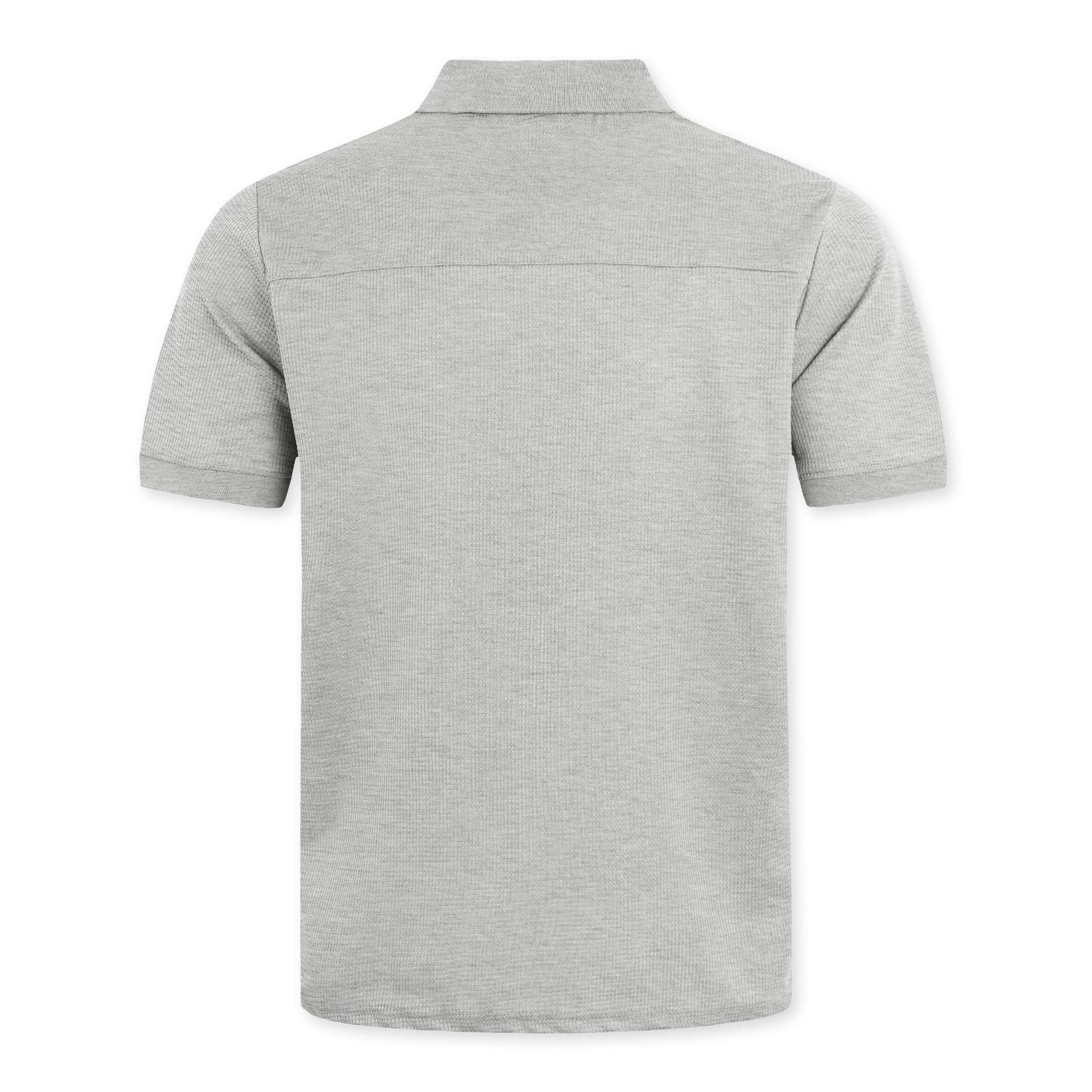 Áo sơ mi Polo họa tiết bánh quế của nam giới Áo sơ mi ngắn tay giản dị có túi