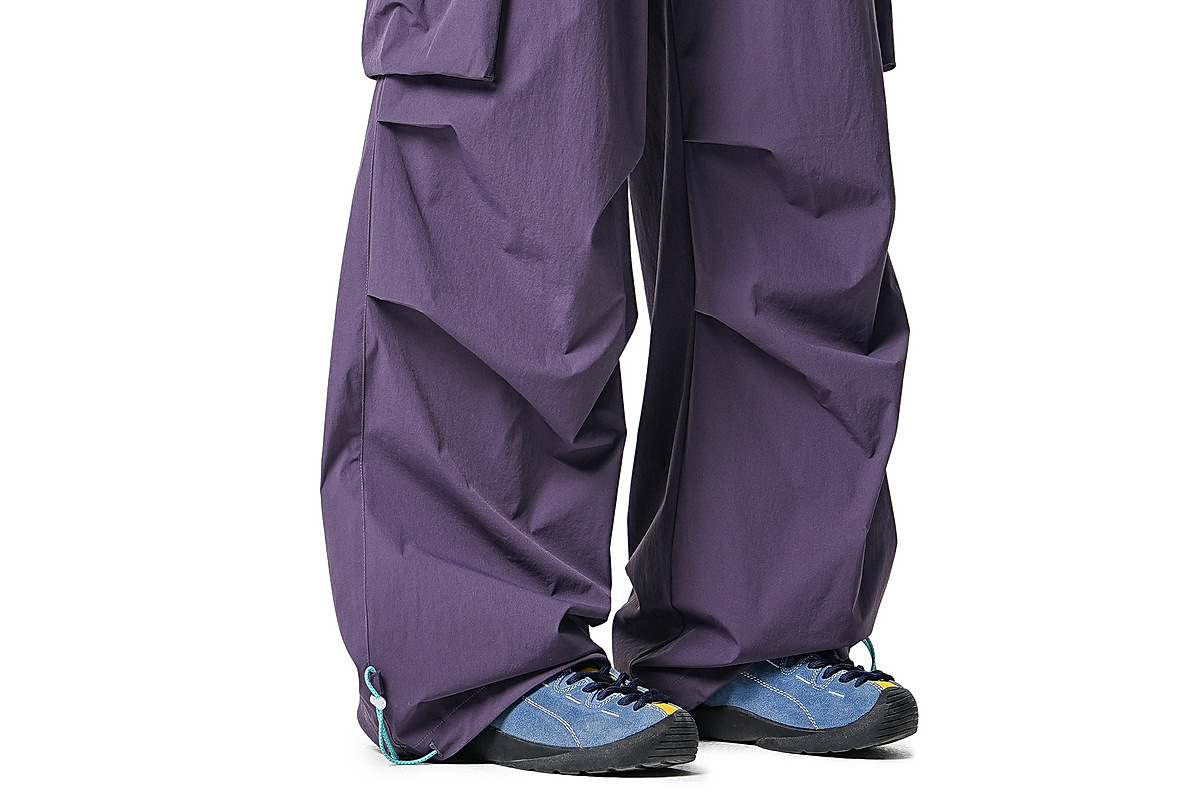 Men's Casual Drawstring Straight Leg Pants, Lightweight Summer Loose Fit Trousers