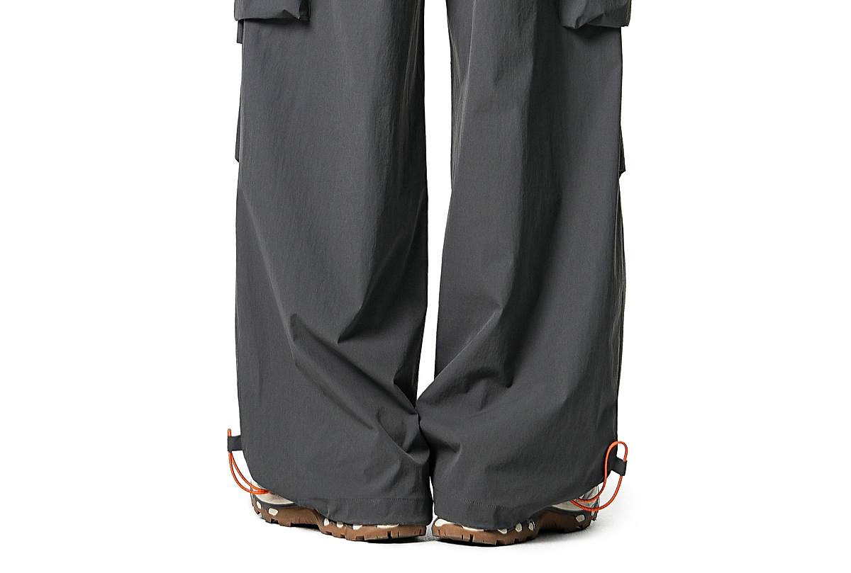 Men's Casual Drawstring Straight Leg Pants, Lightweight Summer Loose Fit Trousers
