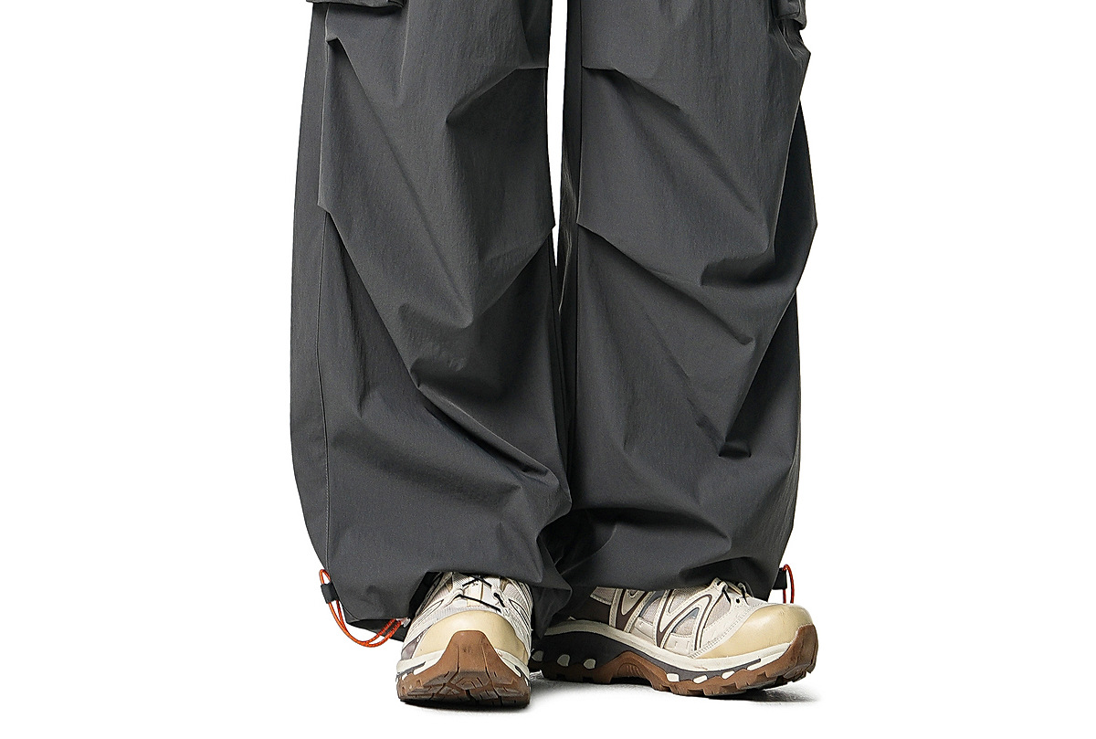 Men's Casual Drawstring Straight Leg Pants, Lightweight Summer Loose Fit Trousers