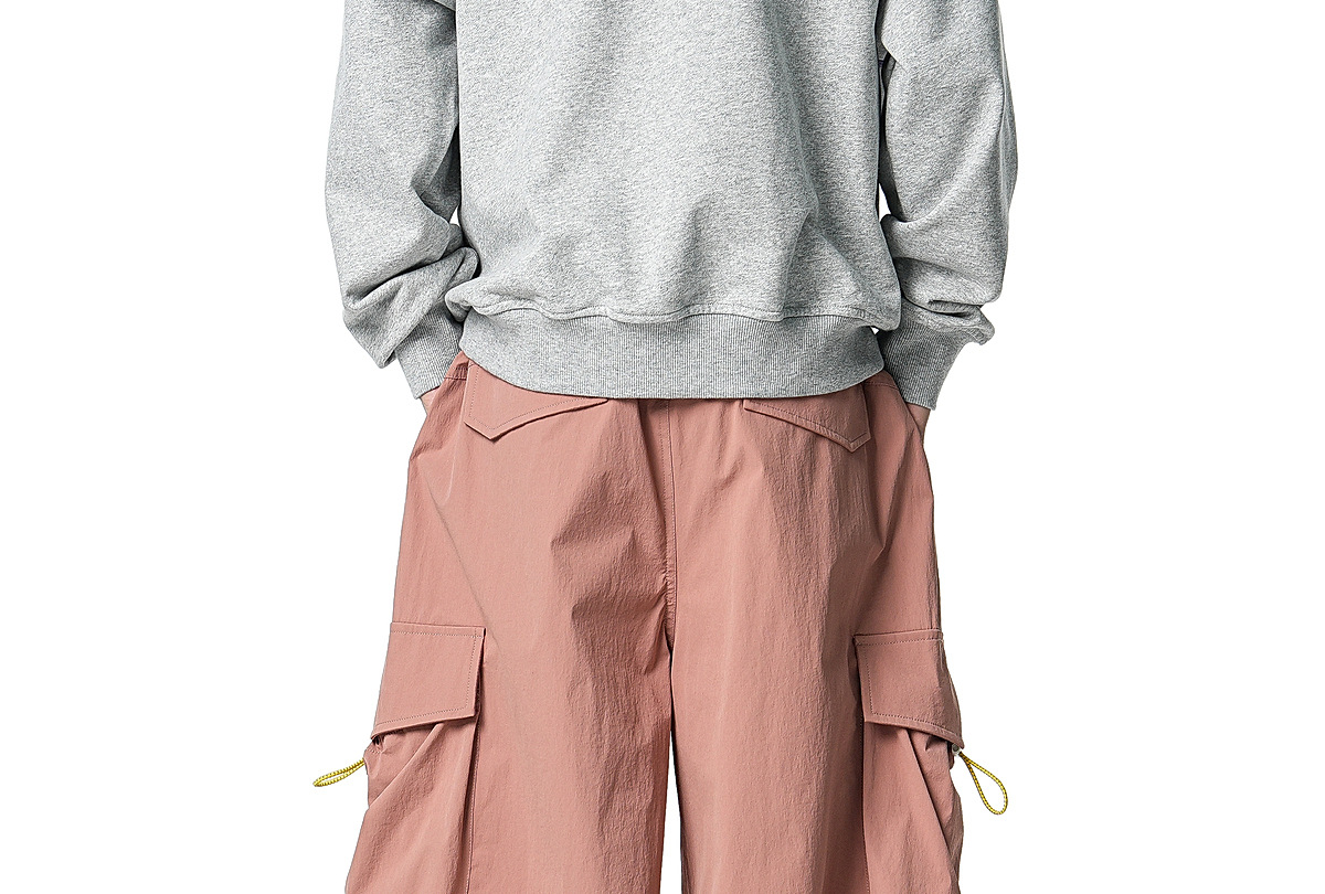Men's Casual Drawstring Straight Leg Pants, Lightweight Summer Loose Fit Trousers