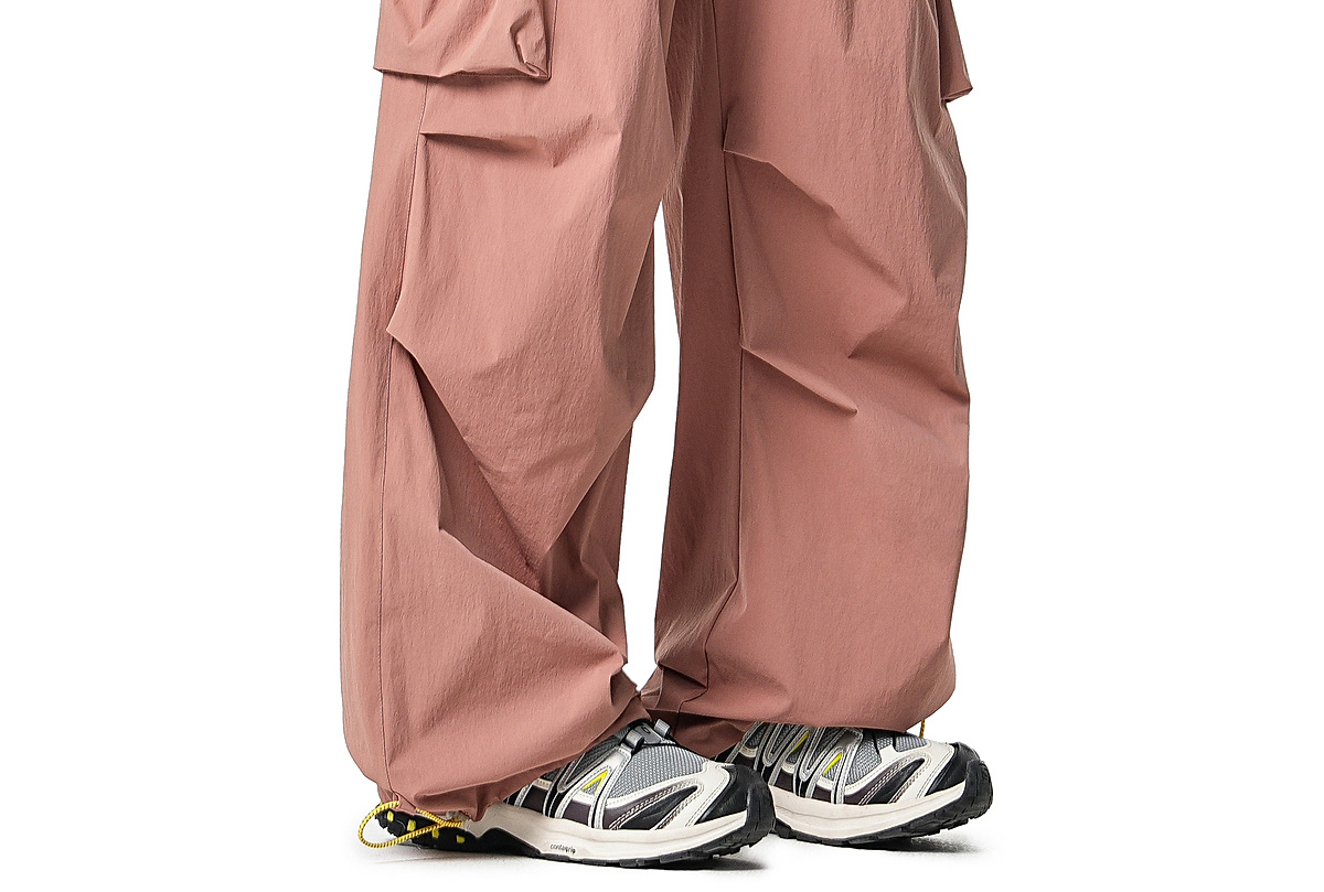 Men's Casual Drawstring Straight Leg Pants, Lightweight Summer Loose Fit Trousers