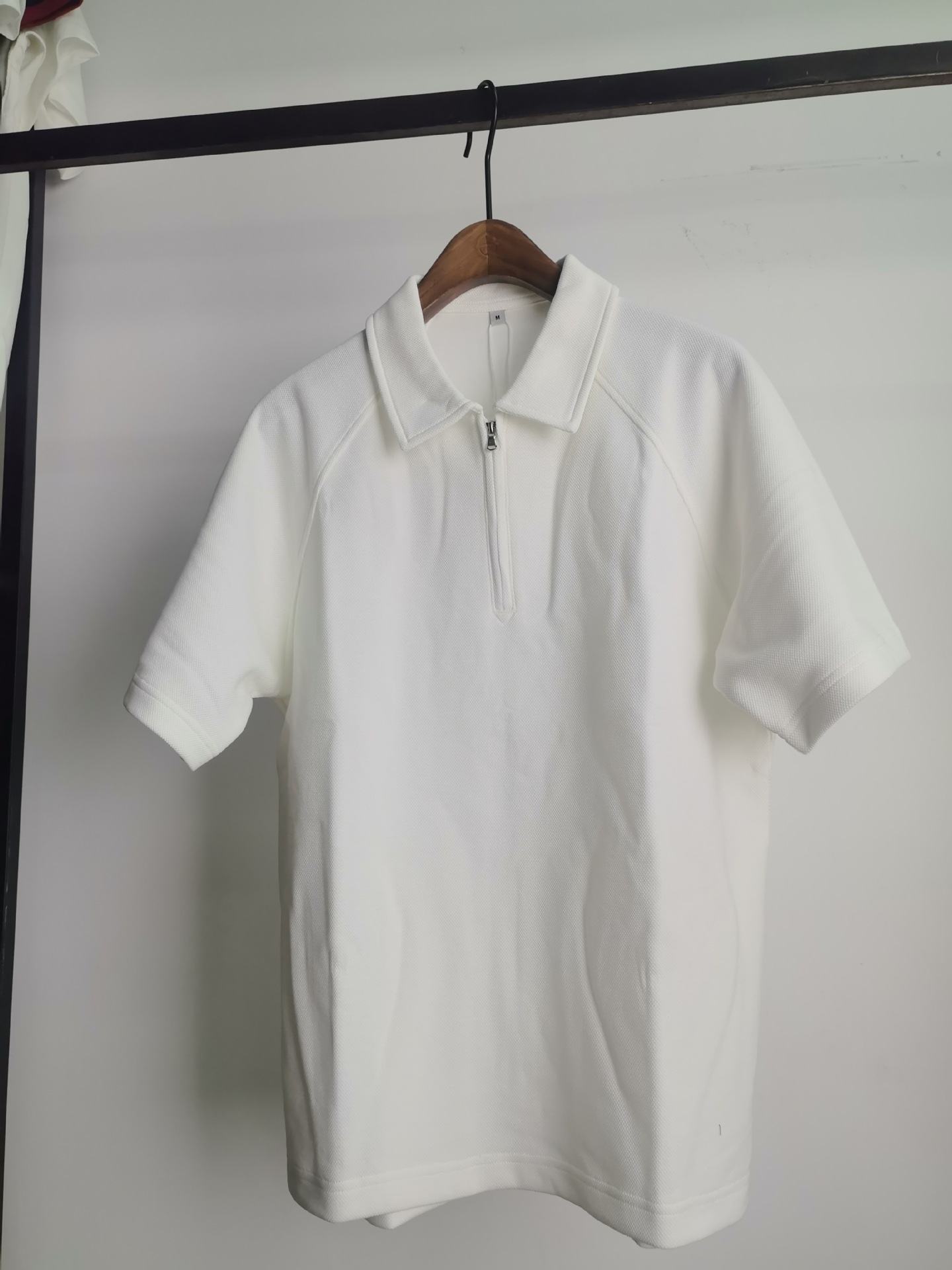 Men's Cotton Pique Polo Shirt Short Sleeve Casual American Retro Top