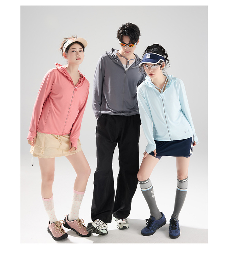 Men Women UPF50+ Lightweight Sun Protection Hoodie with Detachable Brim for Outdoor Cycling Fishing