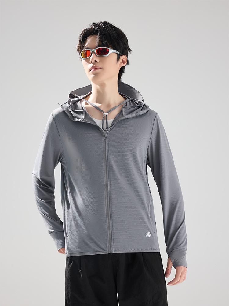 Men Women UPF50+ Lightweight Sun Protection Hoodie with Detachable Brim for Outdoor Cycling Fishing