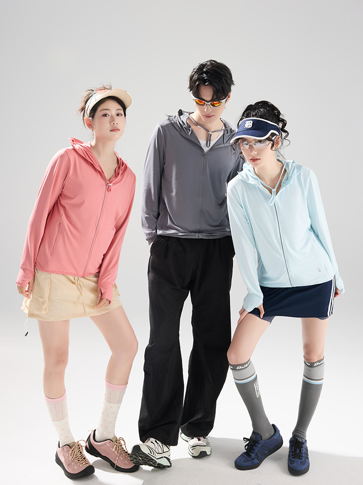 Men Women UPF50+ Lightweight Sun Protection Hoodie with Detachable Brim for Outdoor Cycling Fishing