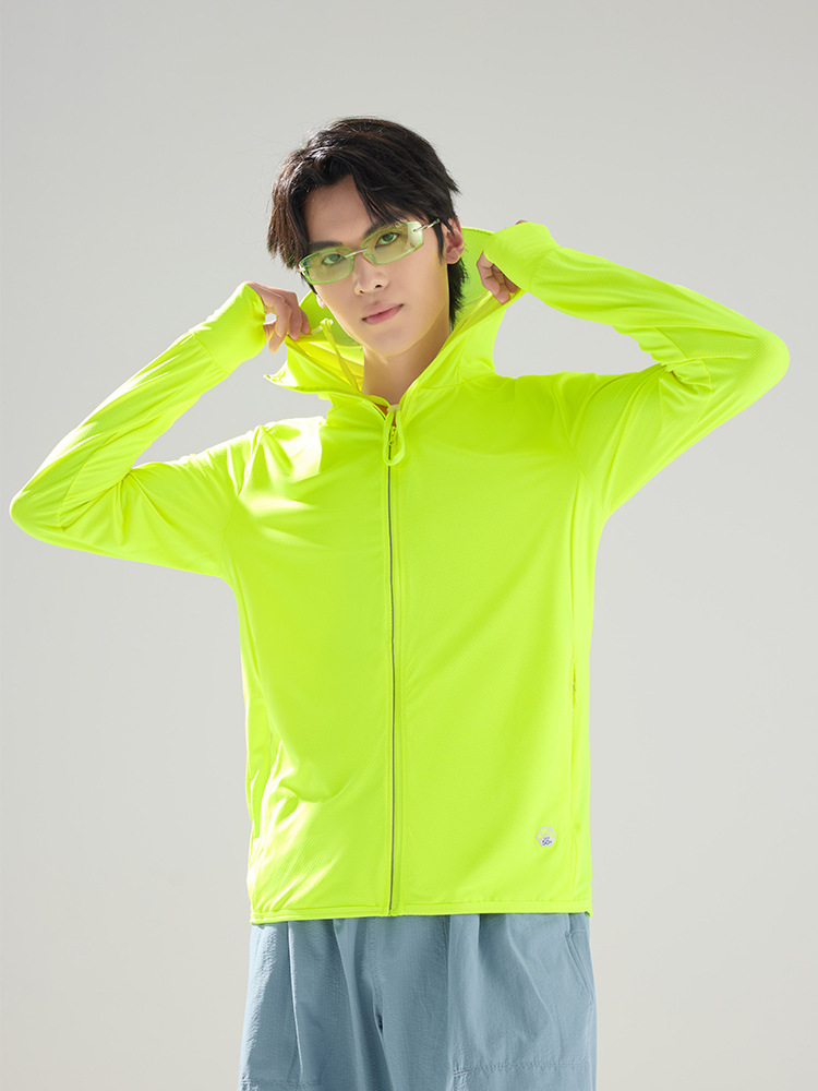 Men Women UPF50+ Lightweight Sun Protection Hoodie with Detachable Brim for Outdoor Cycling Fishing