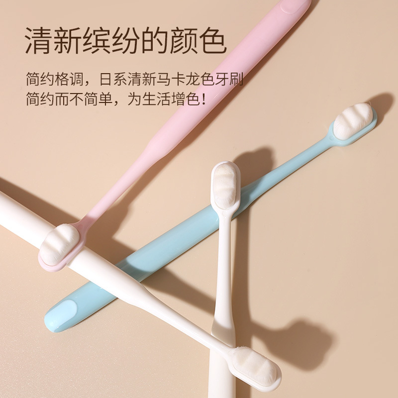 LERCH Soft Bristle Toothbrush 2 Pack, Manual Toothbrush for Adults, China