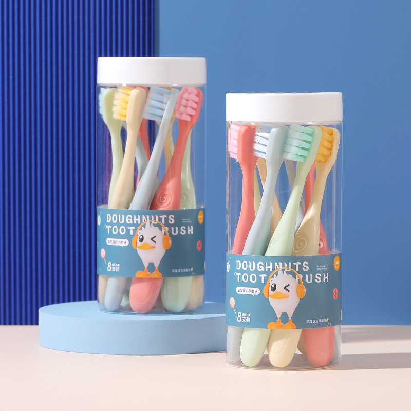 Children Soft Toothbrush 8 Pack for Toddlers Ages 2-6, Gentle Bristle Manual Toothbrush