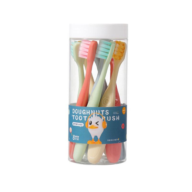 Children Soft Toothbrush 8 Pack for Toddlers Ages 2-6, Gentle Bristle Manual Toothbrush