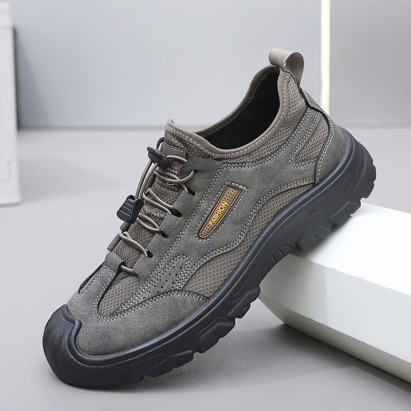 Men's Slip-On Hiking Shoes, Non-Slip Wear-Resistant Lightweight Outdoor Sports Shoes