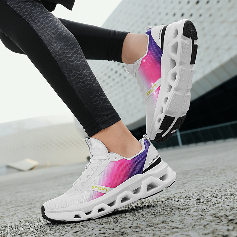 Breathable Lightweight Running Shoes for Men Women, Non-Slip Wear-Resistant Outdoor Fitness Sneakers