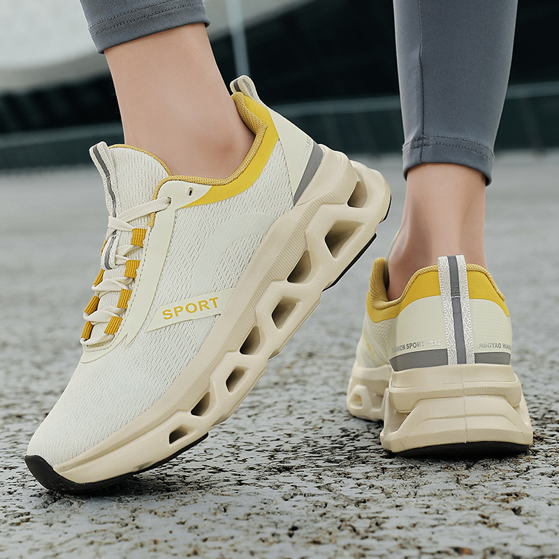 Breathable Lightweight Running Shoes for Men Women, Non-Slip Wear-Resistant Outdoor Fitness Sneakers