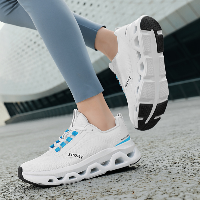 Breathable Lightweight Running Shoes for Men Women, Non-Slip Wear-Resistant Outdoor Fitness Sneakers