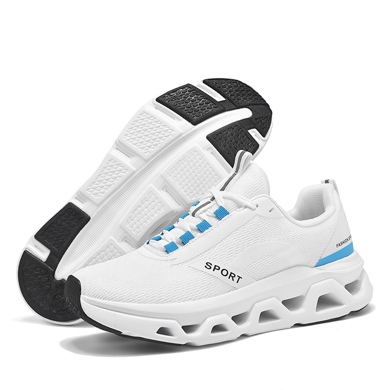 Breathable Lightweight Running Shoes for Men Women, Non-Slip Wear-Resistant Outdoor Fitness Sneakers