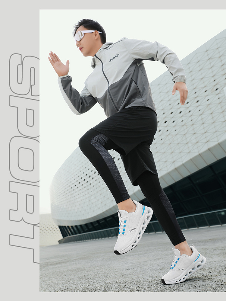 Breathable Lightweight Running Shoes for Men Women, Non-Slip Wear-Resistant Outdoor Fitness Sneakers
