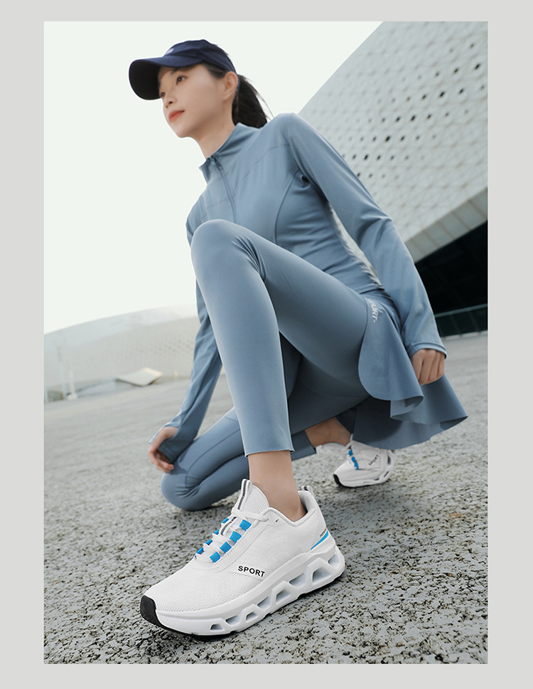 Breathable Lightweight Running Shoes for Men Women, Non-Slip Wear-Resistant Outdoor Fitness Sneakers