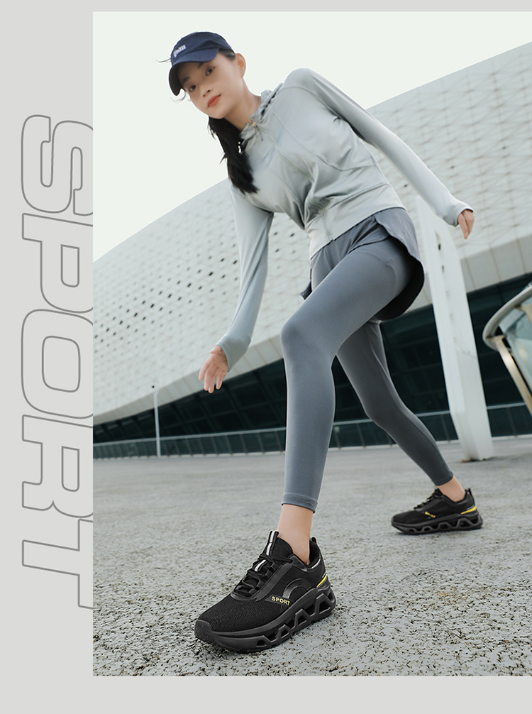 Breathable Lightweight Running Shoes for Men Women, Non-Slip Wear-Resistant Outdoor Fitness Sneakers
