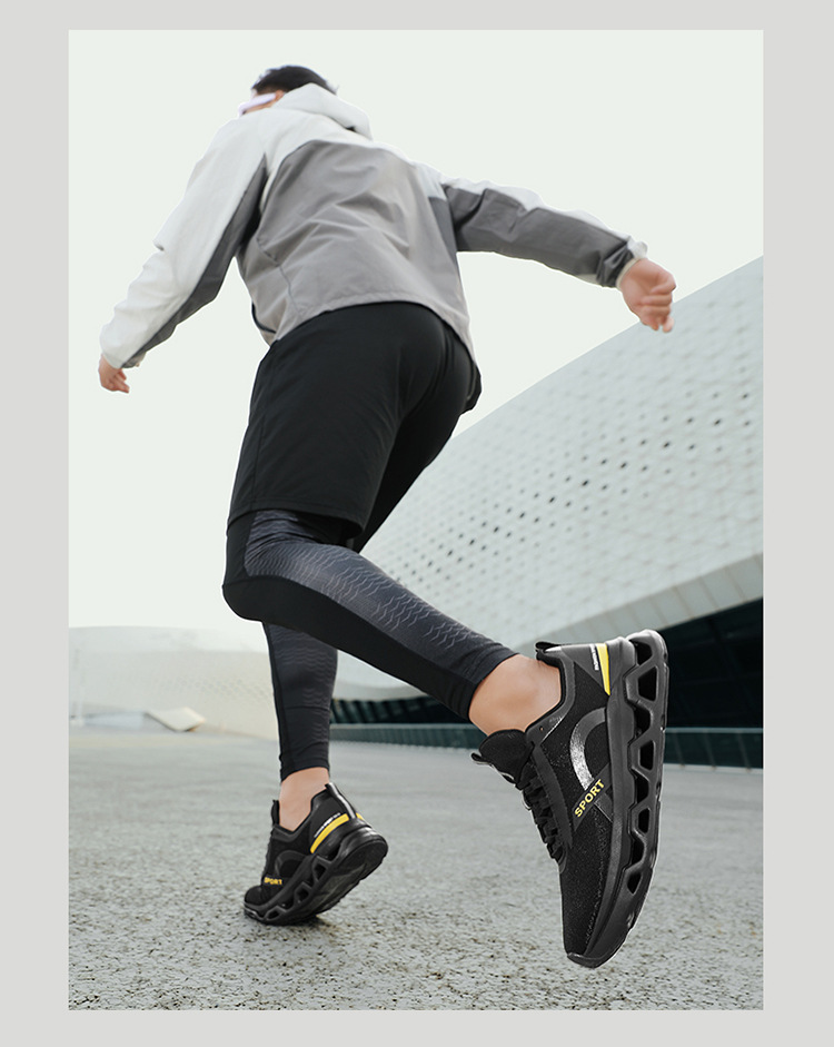 Breathable Lightweight Running Shoes for Men Women, Non-Slip Wear-Resistant Outdoor Fitness Sneakers