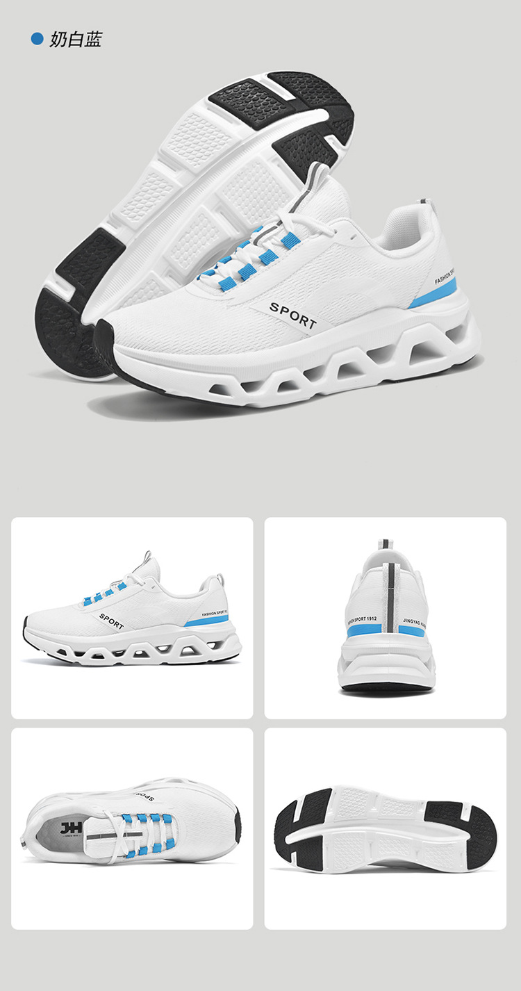 Breathable Lightweight Running Shoes for Men Women, Non-Slip Wear-Resistant Outdoor Fitness Sneakers