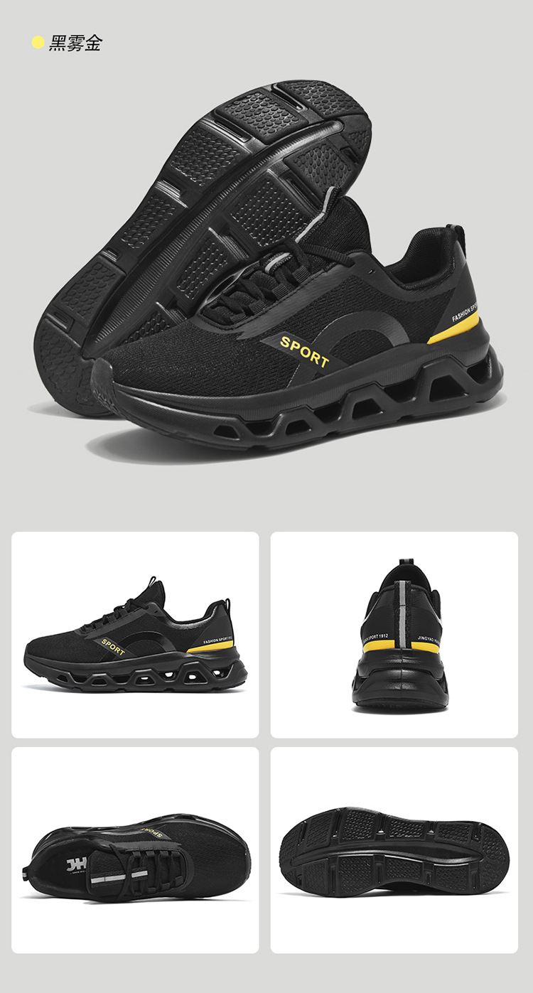 Breathable Lightweight Running Shoes for Men Women, Non-Slip Wear-Resistant Outdoor Fitness Sneakers