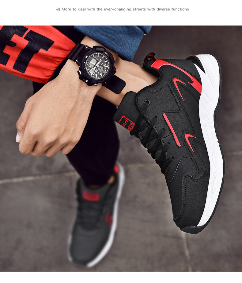 Men's Casual Running Shoes, Breathable Non-Slip Sports Sneakers, Large Size 47 48