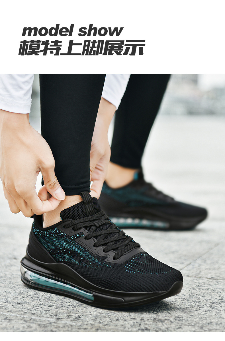 Men's Air Cushion Running Shoes Breathable Lightweight Sports Sneakers