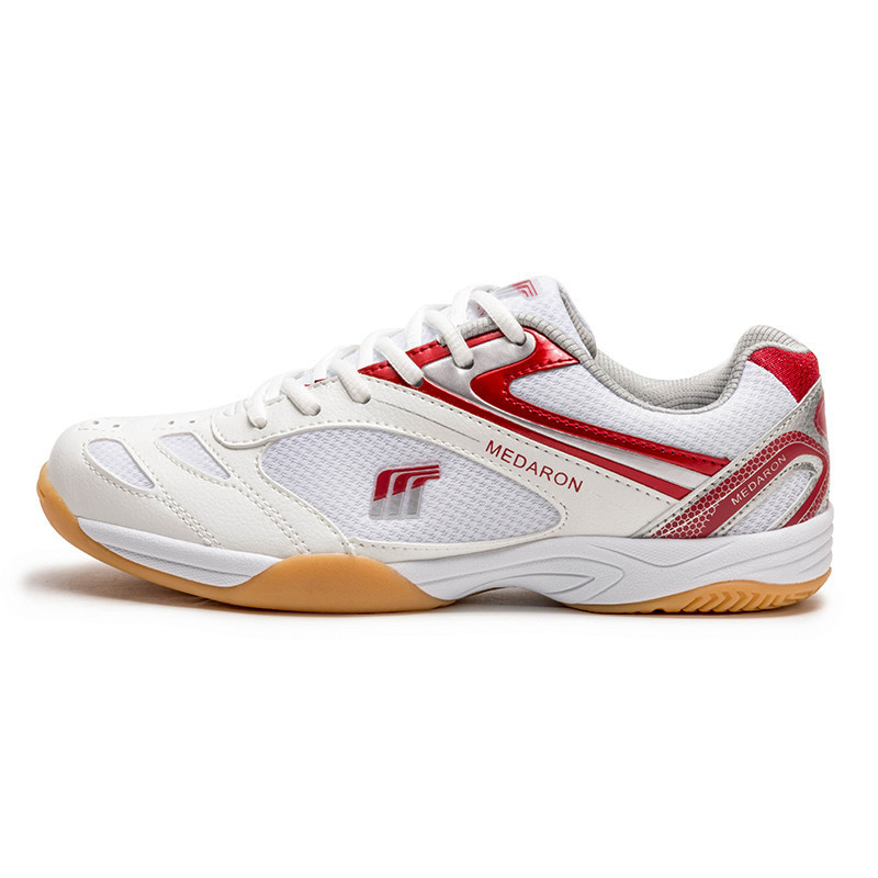 Men Women Breathable Mesh Tennis Shoes Low Top Non-slip Table Tennis Sneakers