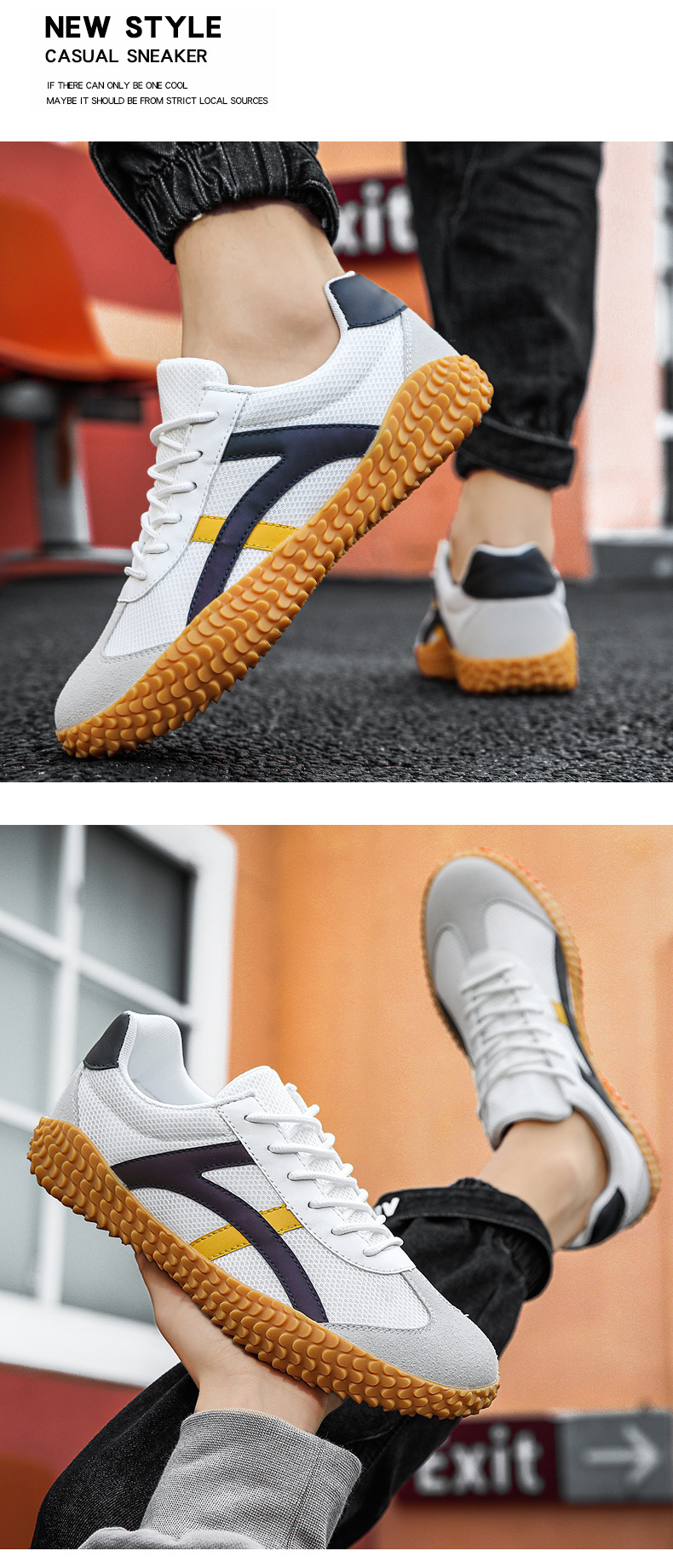 Unisex Breathable Mesh Casual Shoes for Men and Women, Anti-Slip Lightweight Sneakers