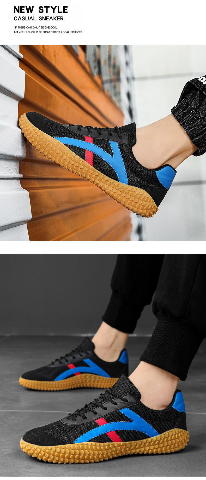 Unisex Breathable Mesh Casual Shoes for Men and Women, Anti-Slip Lightweight Sneakers