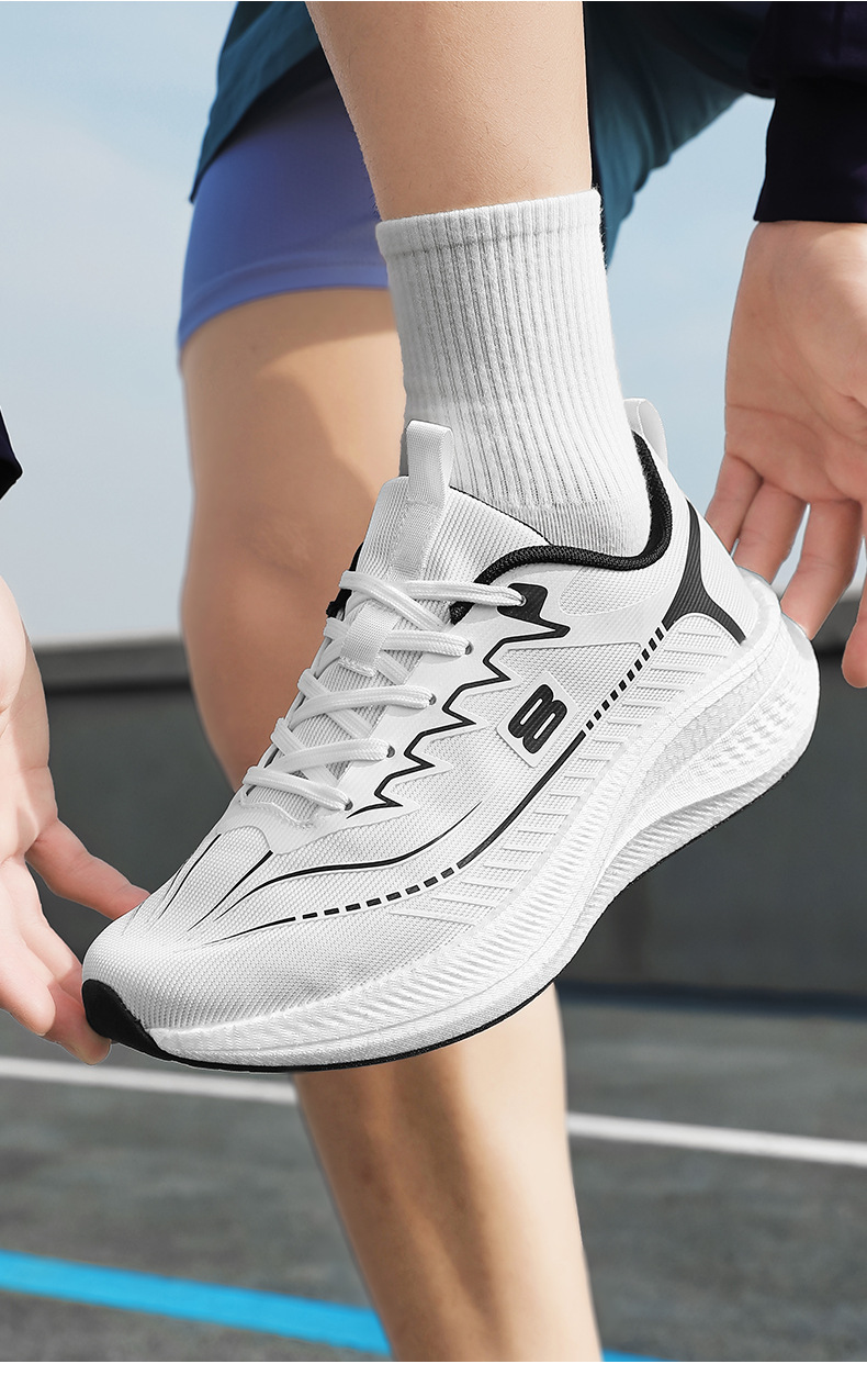 Men's Breathable Running Shoes Lightweight Comfortable Casual Sneakers