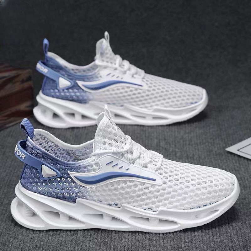 Men's Breathable Mesh Casual Sports Shoes, Lightweight Outdoor Walking Sneakers