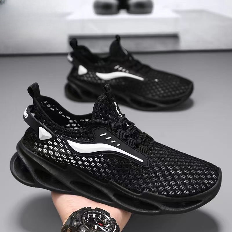 Men's Breathable Mesh Casual Sports Shoes, Lightweight Outdoor Walking Sneakers