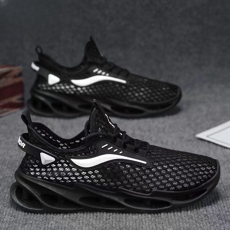 Men's Breathable Mesh Casual Sports Shoes, Lightweight Outdoor Walking Sneakers